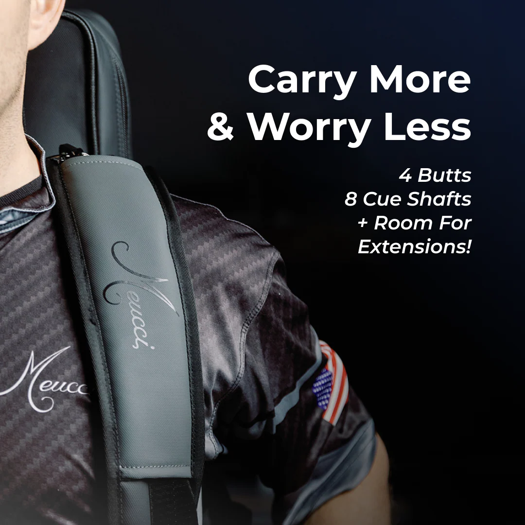 Meucci Dynasty 4X8 Butterfly Pool Cue Case - Image 5