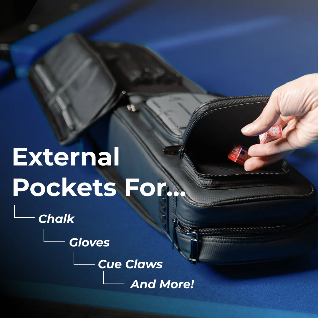 Meucci Dynasty 4X8 Butterfly Pool Cue Case - Image 7